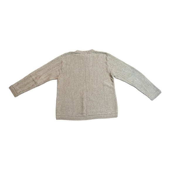 Chaps classic knit beige sweater size L - Picture 2 of 3